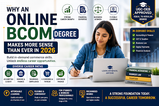 Why an Online BCom Degree Makes More Sense Than Ever in 2026